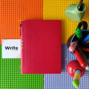 WRITE Soft PU Premium A5 Notebook Yes 192 Pages (Red)